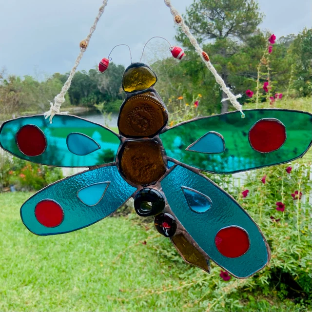 Upcycled Dragon Fly