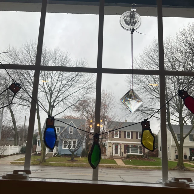 Stained Glass Christmas Lights