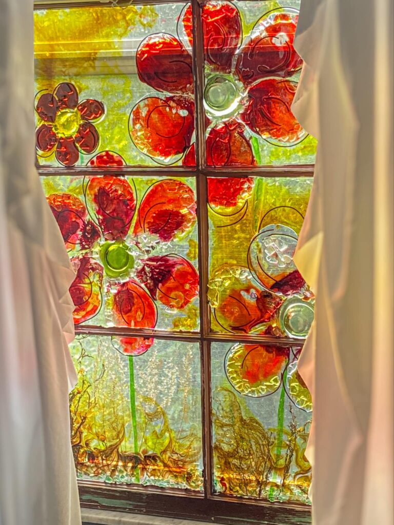 Stained Glass Vintage Window Art